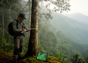 Field plots and Sentinel-2 imagery map forest carbon across a tropical altitude gradient
