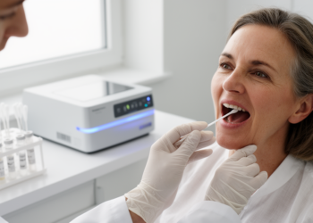 Cheek swabs and DNA methylation predict biological age and blood biomarkers