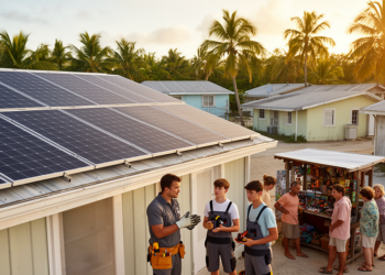 Community energy projects on Mayotte ripple beyond electricity into jobs, learning and equity