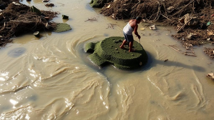 Tannery Outfall Leaves Chromium Hotspot 260 Times Crustal Levels in Bangladesh River Sediments