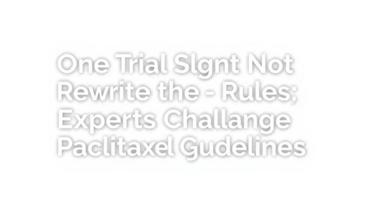 One Trial Should Not Rewrite the Rules: Experts Challenge New Paclitaxel Guidelines