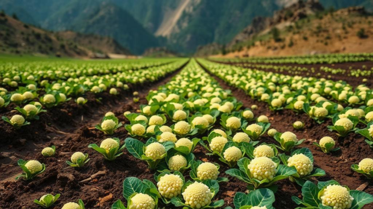 Hidden Maps Beneath Himalayan Cauliflower Fields Reveal Where Soil Nutrients Cluster