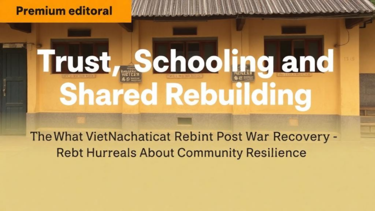 Trust, Schooling and Shared Rebuilding: What Vietnam’s Post-War Recovery Reveals About Community Resilience