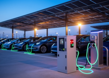 AI-Managed EV Charging Hub Slashes Grid Peak Demand in Simulation