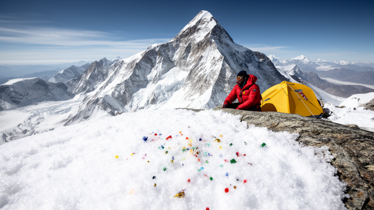 Microplastics Rain Down on Mount Everest Year-Round, Study Finds