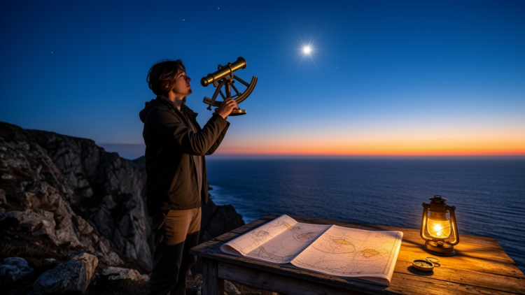 Lost Without GPS? New Celestial Math Finds Your Position Using the Sun and Stars