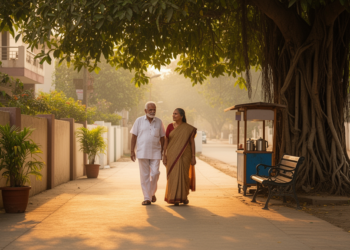 Perceptions of Walkability Shape Well-Being in Older Adults in India