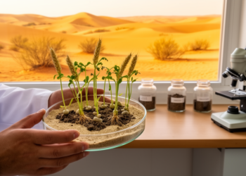 Algerian Desert Rhizobia Show Drought Tolerance and Boost Wheat and Pea Germination