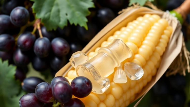 Grape Polyphenols and High Pressure Keep Corn Starch Gels Fresh and Swallow-Friendly