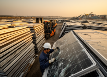 Solar panel waste is piling up faster than the world’s recycling rules can handle