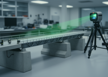 LiDAR maps full bridge deflection fields that point sensors miss in scaled model tests