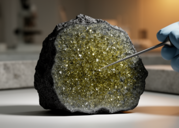 New mineral ohtaniite found in shocked meteorite packs pyroxene chemistry into a wadsleyite structure