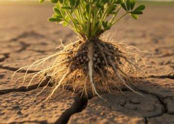 Warming plus drought strips mycorrhizal fungi of their nodulation benefits in alfalfa