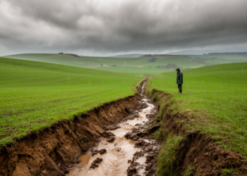 Statistical model projects more frequent high-risk rainfall erosion years in the Western Swiss Plateau after 2050