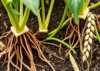 Stressed Faba Bean Roots Call Wheat for Help, Triggering a Chemical Defense That Kills Wilt Fungus