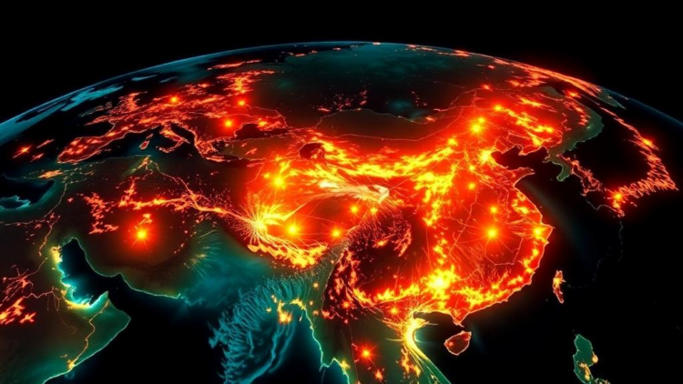 Plants’ Glow From Space Reveals How Fast China’s Land Is Drying