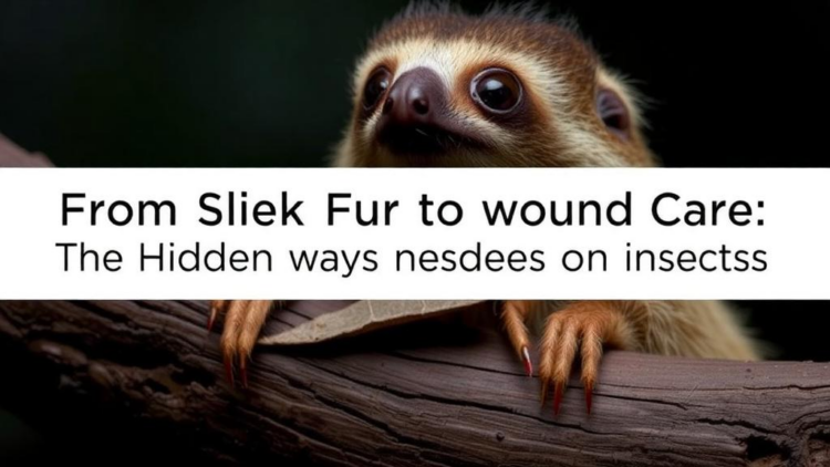 From Sloth Fur to Wound Care: The Hidden Ways Vertebrates Depend on Insects