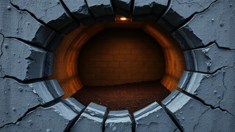 Hidden Markov Model Cracks Open the Secret Weak Zone Inside Coal Waste Concrete