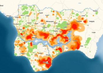 Satellite Maps Reveal Nearly Half of Nigerian City Faces High Flood Risk