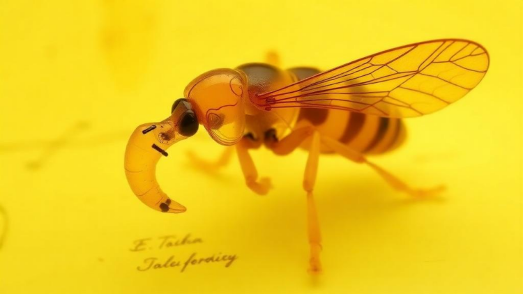 Noo-Noo: Amber Fossil Reveals Insect With Bizarre Flexible Feeding Tube From Dinosaur Era