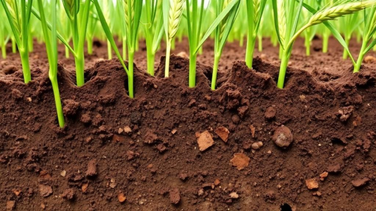 Intensive Farming Disrupts Underground Fungal Networks That Sustain Wheat Yields