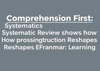 Comprehension First: Systematic Review Shows How Processing Instruction Reshapes EFL Grammar Learning