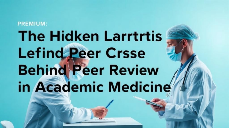 The Hidden Labor Crisis Behind Peer Review in Academic Medicine