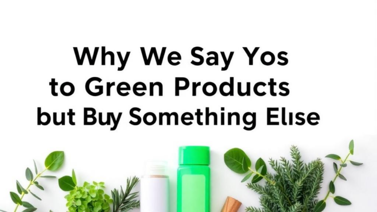 Why We Say Yes to Green Products but Buy Something Else