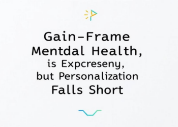 Gain-Framed Messages Nudge Mental Health Self-Care, but Personalization Falls Short
