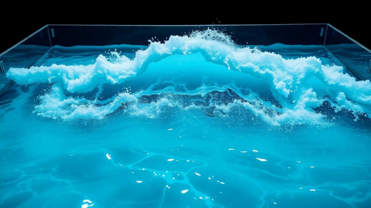 Physics-Informed AI Teaches a Wave Tank to Predict Its Own Waves
