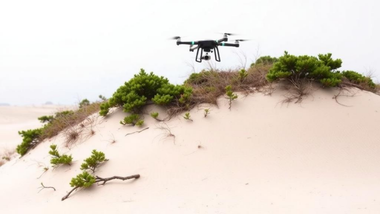 Drones and a Dwarf Juniper Reveal How Japan’s Coastal Dunes Are Quietly Vanishing