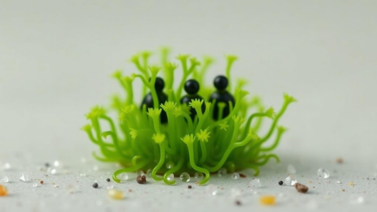 Microscopic Bodyguards: Algae Enlist Bacterial Partners to Survive a Toxic Pollutant