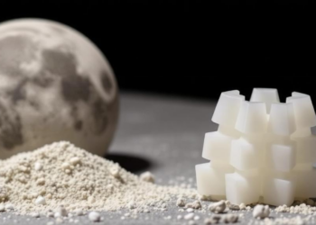 Moon Dust Meets Recycled Space-Grade Plastic in New Lunar 3D Printing Study