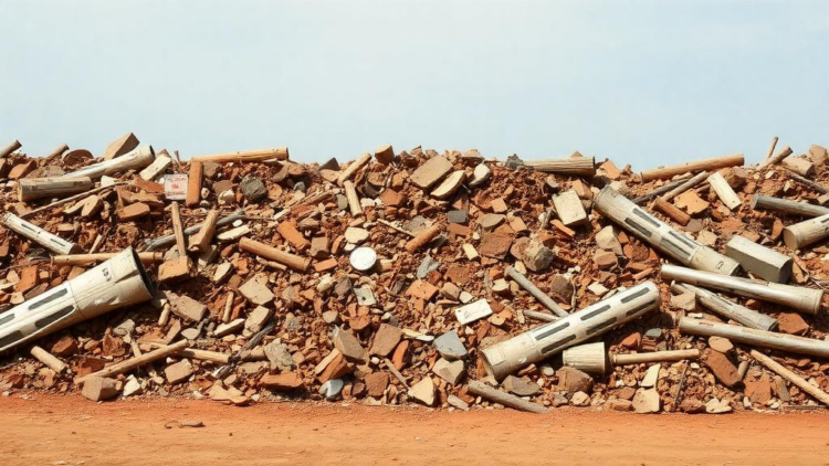 Hidden metals in rubble: construction waste quietly poisons Ghana’s soils