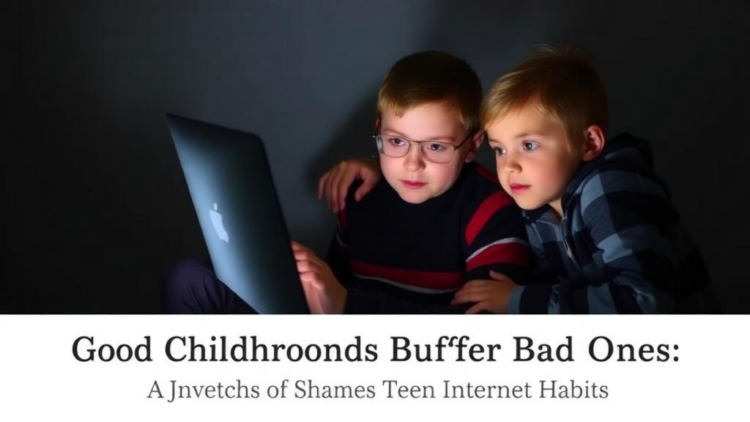 Good Childhoods Buffer Bad Ones: How Early Experience Shapes Teen Internet Habits