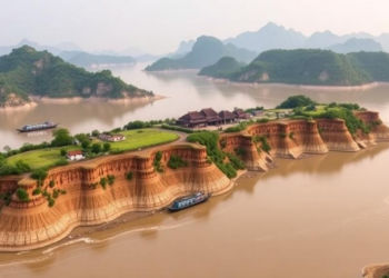 Falling Yangtze water levels opened new land and guided prehistoric settlement