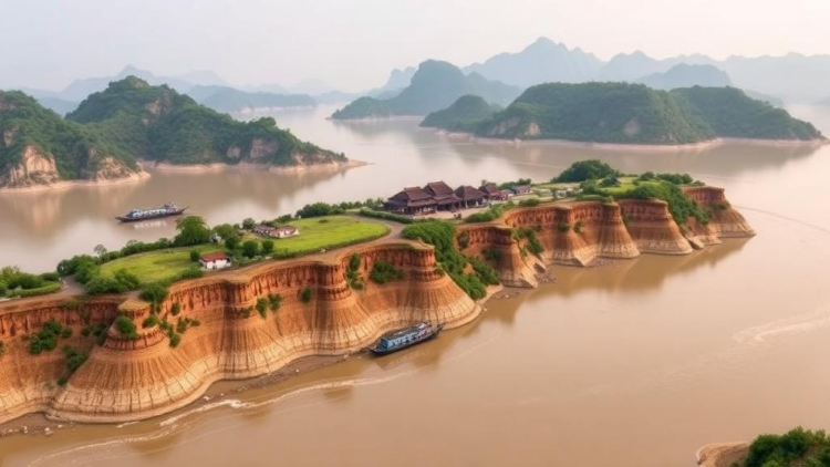 Falling Yangtze water levels opened new land and guided prehistoric settlement