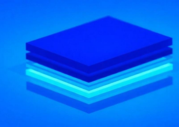 Layered Vanadium-Molybdenum Oxide Films Push Electrochromic Blue Displays Further
