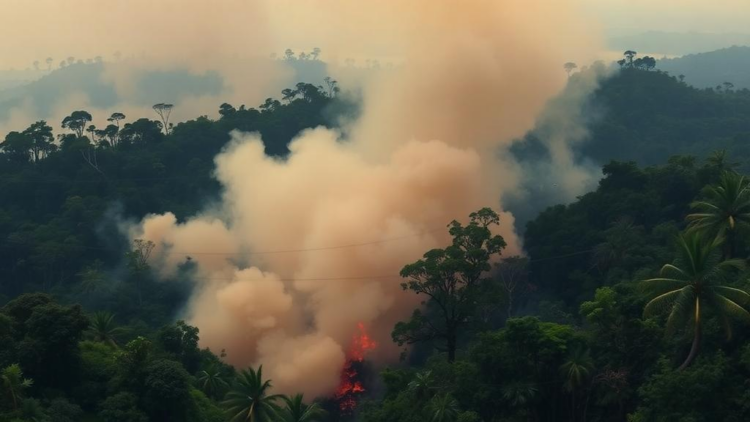Wildfire ozone pollution weakening Amazon’s ability to absorb carbon