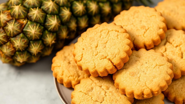 Pineapple Stem Waste Becomes the Secret Ingredient in Low-Sugar, Gluten-Free Biscuits