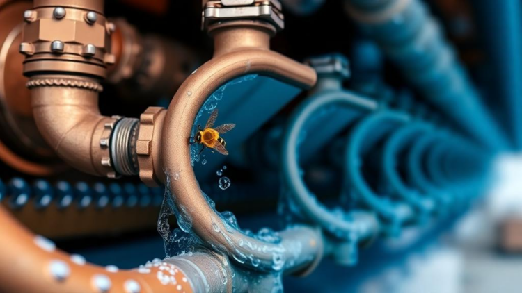 Bee-Inspired Algorithm Tracks Hidden Contamination in City Water Pipes