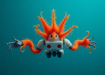 Two Actuators Are All This Feather Star Robot Needs to Swim in 3D