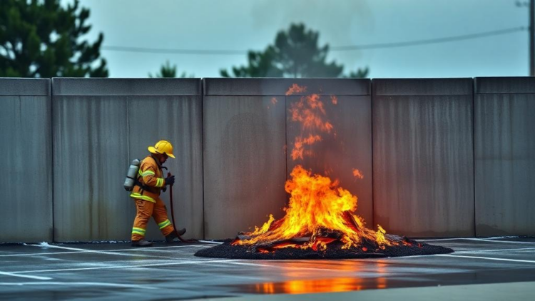 Firefighters’ Choice of Coolant Shapes How Much Strength Concrete Keeps After a Blaze