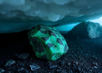 Hidden Antarctic microbe turns iron into stone beneath the ice shelf