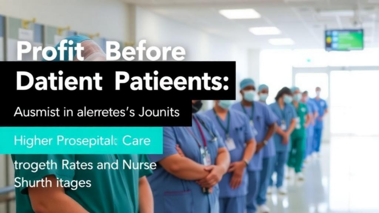 Profit Before Patients: Study Ties For-Profit Hospital Care to Higher Death Rates and Nurse Shortages