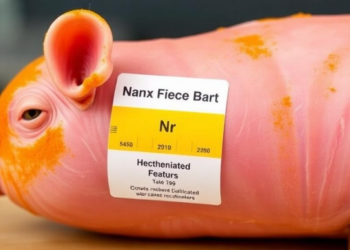 Turmeric and Madder Pigments Turn Nanofiber Labels Into a Visual Pork Freshness Gauge
