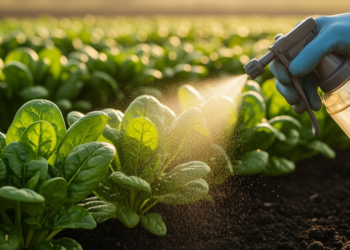 Iron Oxide Nanoparticle Spray Helps Spinach Breathe Easy in Cadmium-Polluted Soil