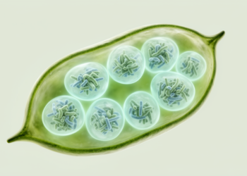 Tiny Alga’s Oddball Chromosomes Live in Their Own Private Nuclear Neighborhoods