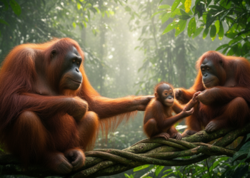 Orangutan Mothers Go the Extra Mile to Arrange Playdates for Their Infants