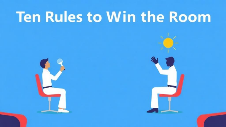 Ten Rules to Win the Room: How Scientists Can Nail the Funding Pitch